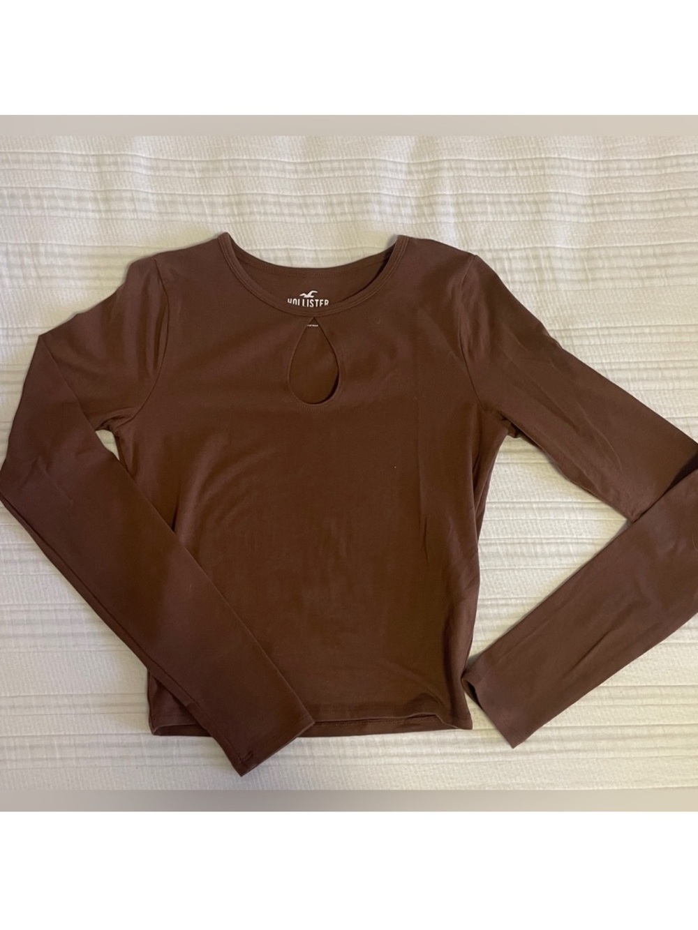 Women’s Long Sleeve Brown Top